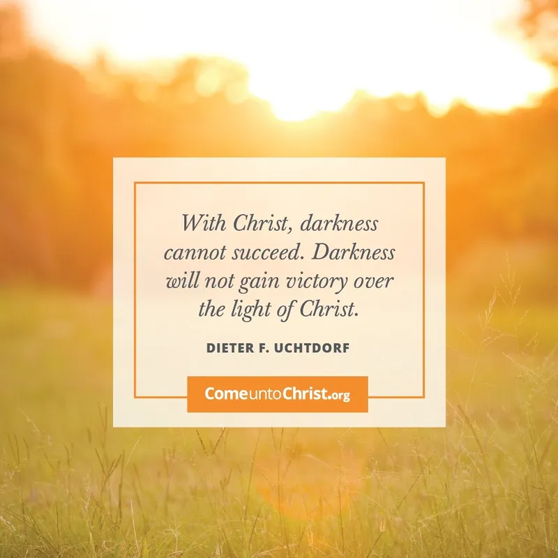 With Christ, darkness cannot succeed.