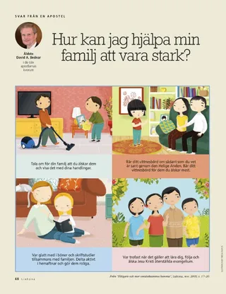 How can I help my family be strong