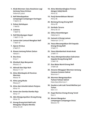 Table of Contents coloring page