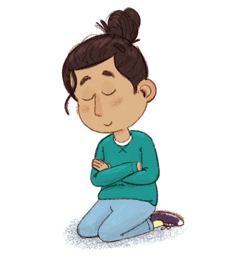 Batan-ong babaye nga nag-ampo