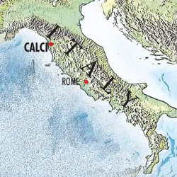map of Italy