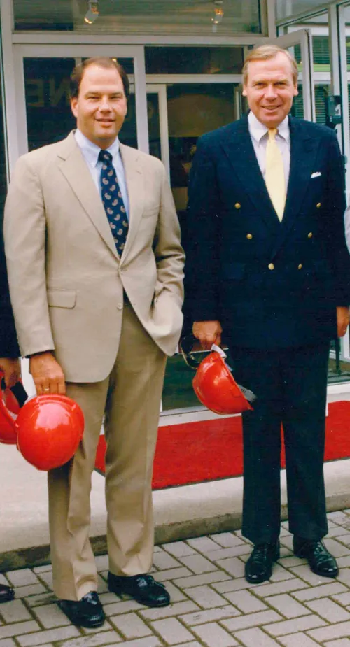 Elder Rasband with Jon Huntsman Sr