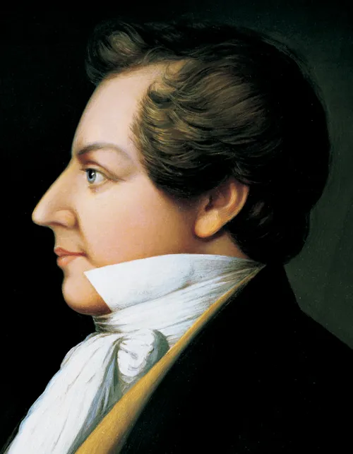 A portrait of Joseph Smith’s profile by Danquart Anthon Weggeland.