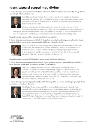 Identitatea și scopul meu divine