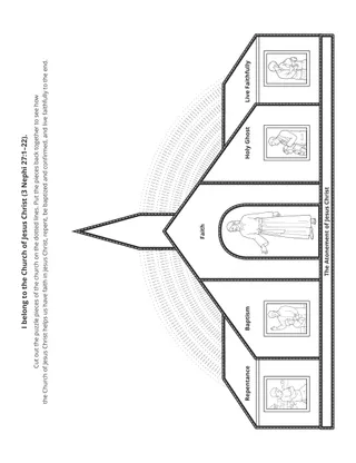 activity page: I belong to the Church of Jesus Christ