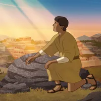 Illustration of Jeremiah called as a prophet.      Jeremiah 1:1-10