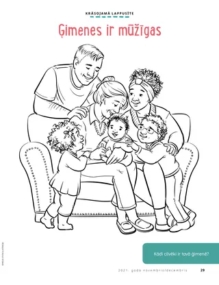 family sitting together with grandma