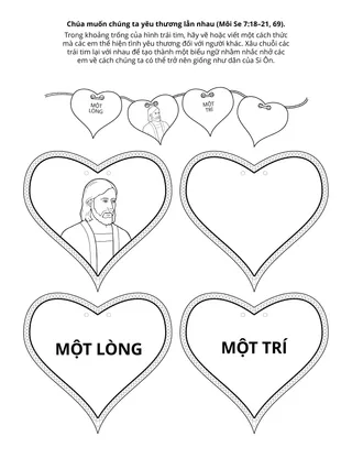 Trang sinh hoạt cho Hội Thiếu Nhi: Thượng Đế muốn chúng ta yêu thương lẫn nhau