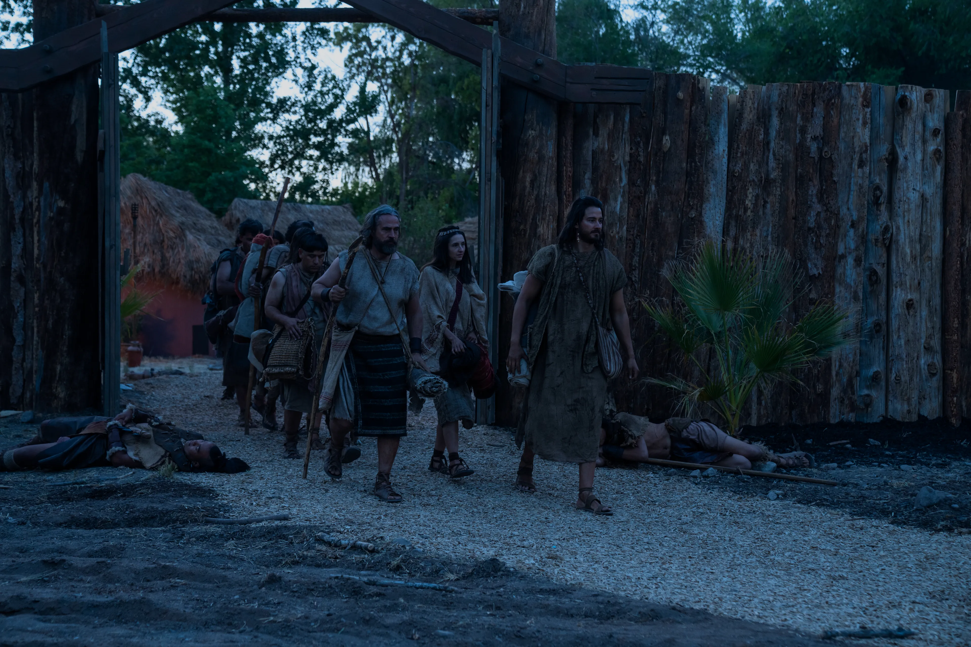 Alma leads his people out of bondage and past the sleeping Lamanites.