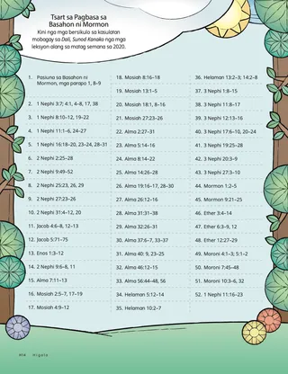 I Can Read the Book of Mormon reading chart