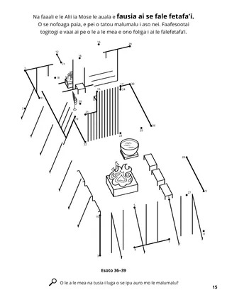 The Tabernacle coloring page