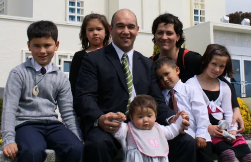 picture of the author and her family