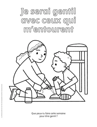 Page de coloriage au format PDF