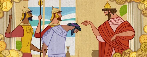 The king tells the servant about forgiveness.