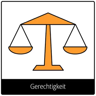 Symbol für Evangeliumsbegriff: Gerechtigkeit