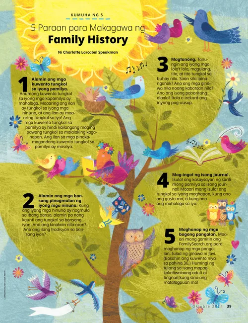 PDF ng mga ibon sa puno