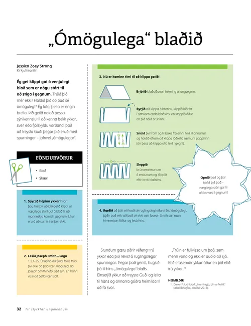 „Ómögulega“ blaðið