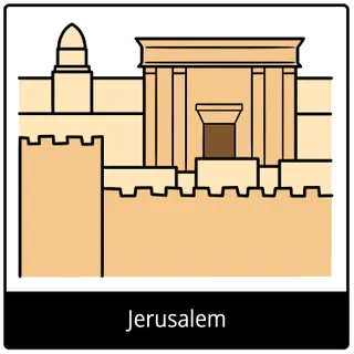 Jerusalem gospel symbol