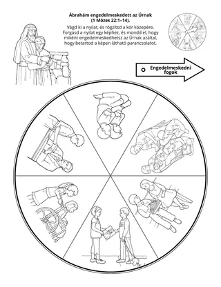 elemis etevékenységi oldal: Ábrahám engedelmeskedett az Úrnak