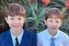 Photo of two smiling boys