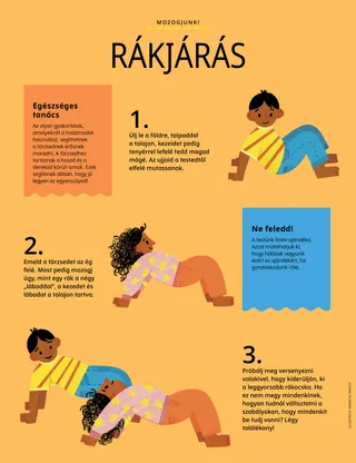 PDF-oldal kezükkel és lábukkal rákjárásban mozgó gyermekekkel