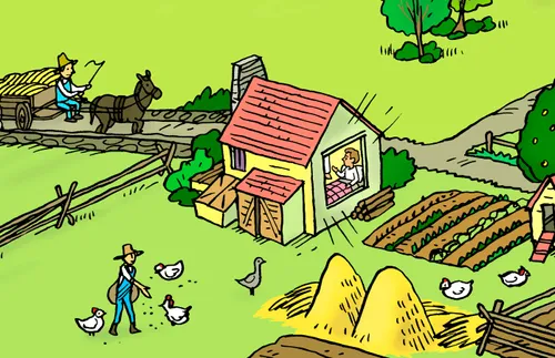 Illustration of Joseph Smith’s home