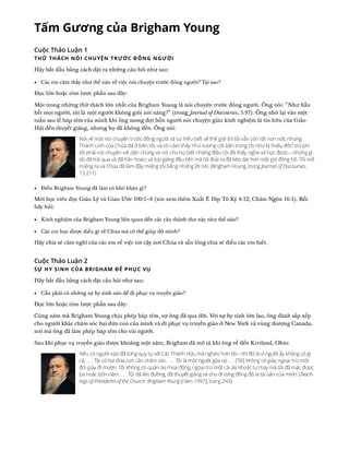 Tấm Gương của Brigham Young