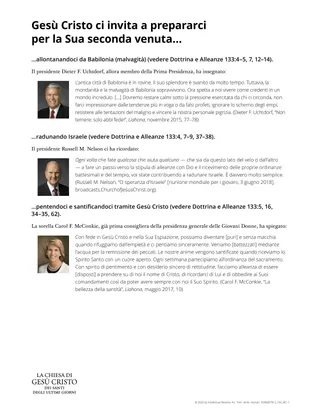 Gesù Cristo ci invita a prepararci per la Sua seconda venuta…