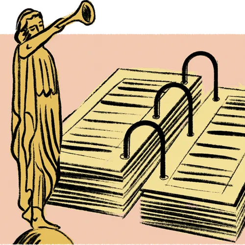 Angel Moroni and gold plates