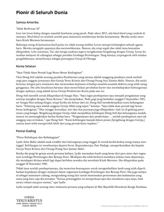 Pionir di Seluruh Dunia