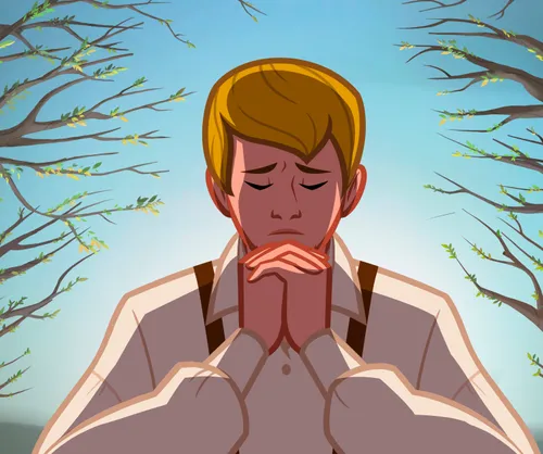 Joseph Smith praying