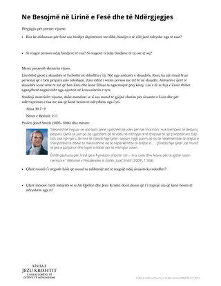 Ne Besojmë në Lirinë e Fesë dhe të Ndërgjegjes