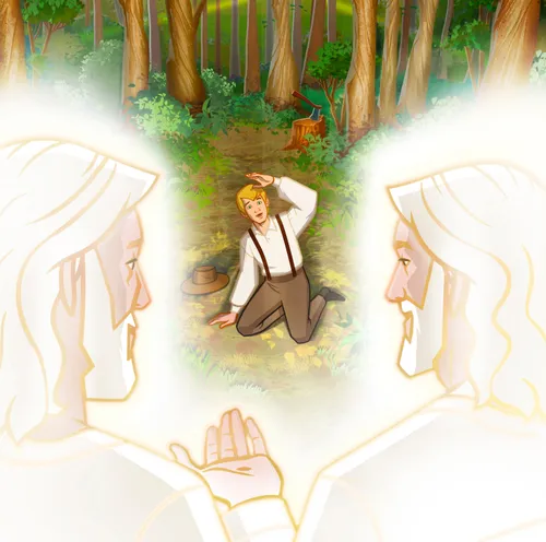Heavenly Father and Jesus Christ appearing to Joseph Smith