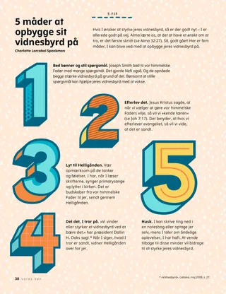 PDF-side med farverige bloktal