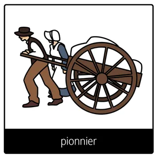 Pictogramme de l’Évangile pour « pionnier »