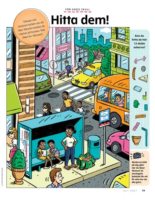 a boy and a girl waiting at a bus stop in a city