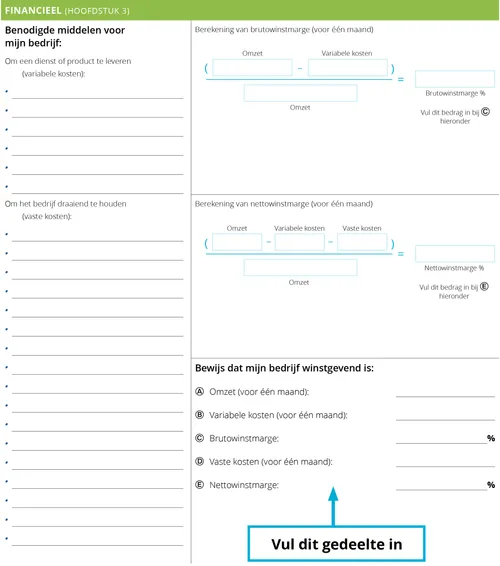 Bewijs dat mijn bedrijf winstgevend is (voorbeeld)