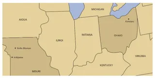 faafanua, Misuri i Ohaio