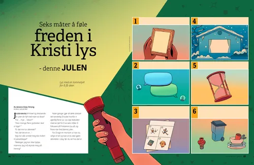 Seks måter å føle freden i Kristi lys denne julen