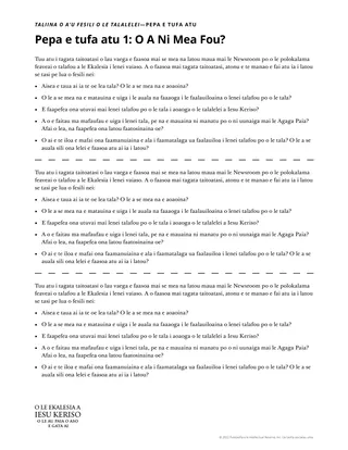 pepa e tufa atu a le faiaoga