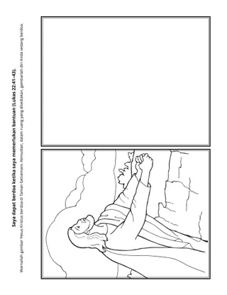 halaman kegiatan: saya dapat berdoa ketika saya membutuhkan pertolongan