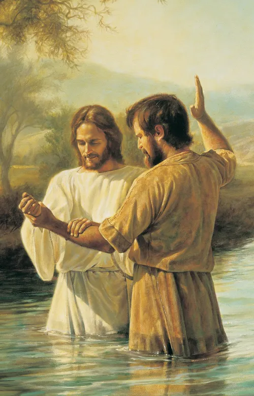 Baptism of Christ, by Greg Olsen [Umubatizo wa Kristo, yakozwe na Greg Olsen]