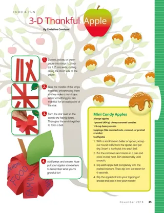 apple craft and recipe