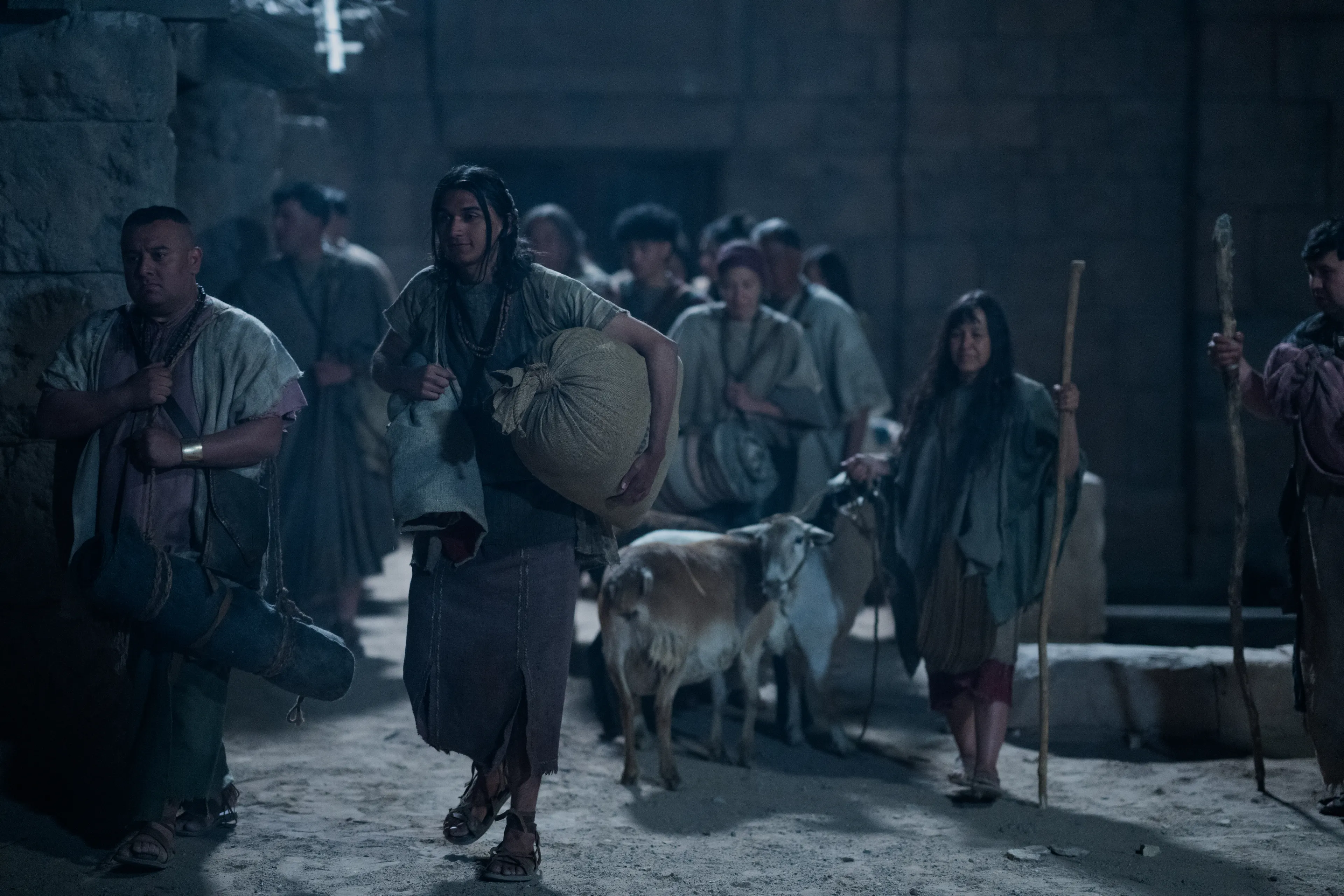 The people of King Limhi gather their flocks and items before fleeing the city to Zarahemla.