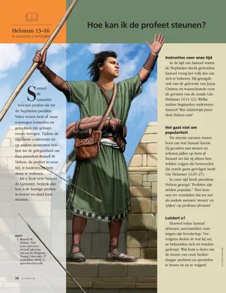 How can I sustain the prophet