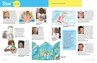 collection of quotes and drawings from kids