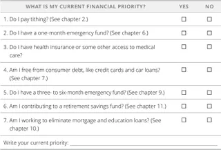 financial priorities survey