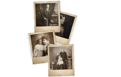 collage of historical photographs