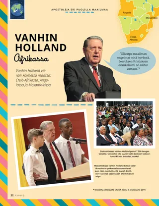 pictures of Elder Holland visiting countries in Africa