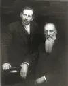 Vintage portrait of father and son - Joseph F. Smith and Joseph Fielding Smith